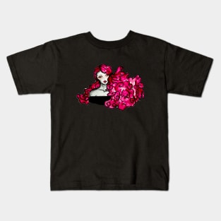 pink hair Kids T-Shirt